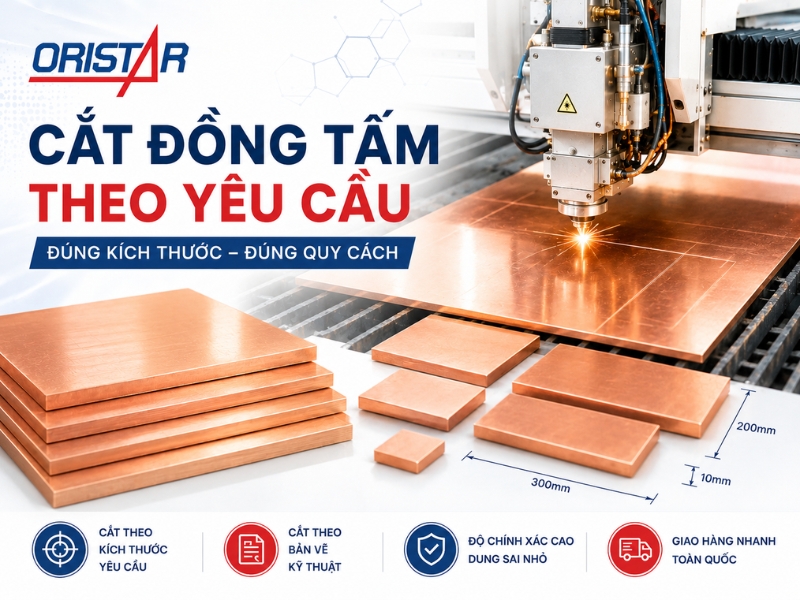 Cắt đồng tấm theo yêu cầu – Gia công đúng quy cách, sẵn sàng cho sản xuất