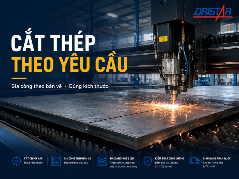 Cắt thép theo yêu cầu | Gia công cắt thép theo bản vẽ, đúng kích thước