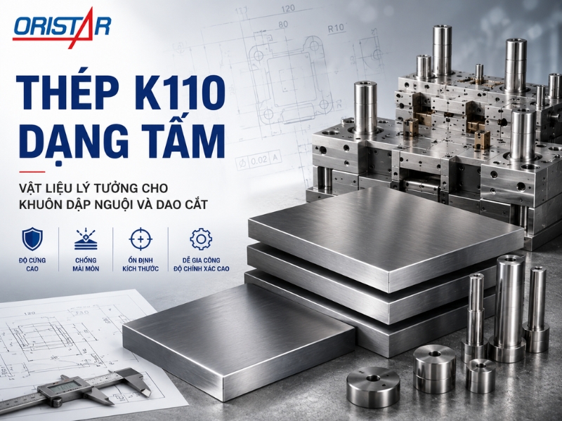 Thép K110 Dạng Tấm: Đặc Tính, Quy Cách, Ứng Dụng Và Báo Giá Mới Nhất
