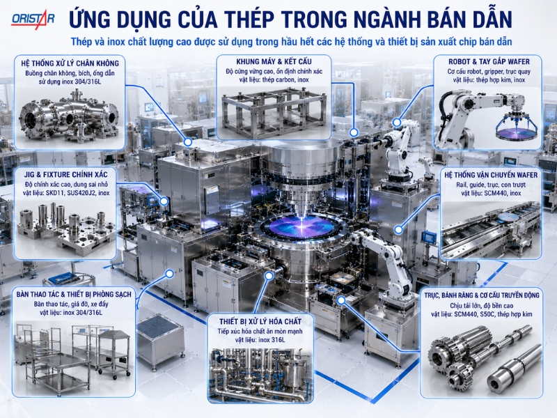 ung-dung-cua-thep-trong-nganh-ban-dan