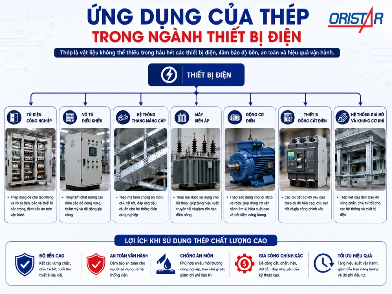 ung-dung-cua-thep-trong-nganh-thiet-bi-dien