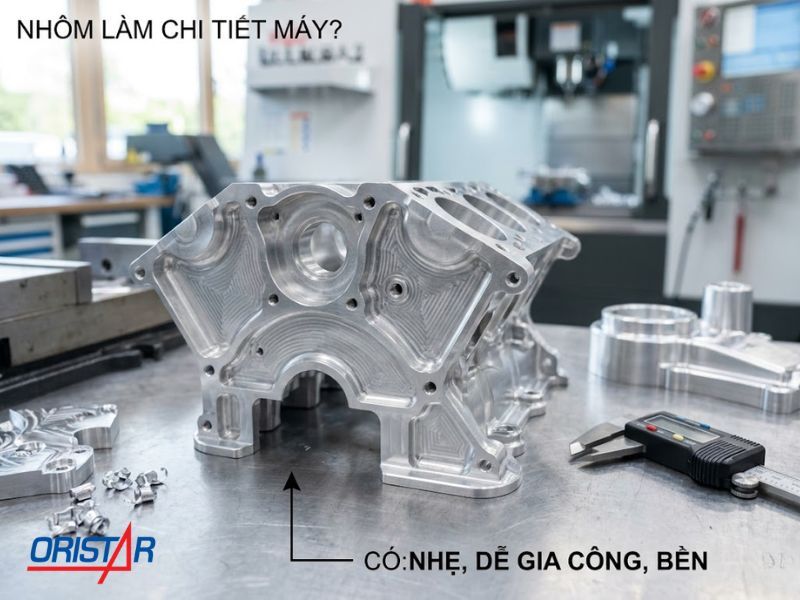 Nhôm Làm Chi Tiết Máy: Nên Chọn Loại Nào? So Sánh & Giải Pháp Gia Công