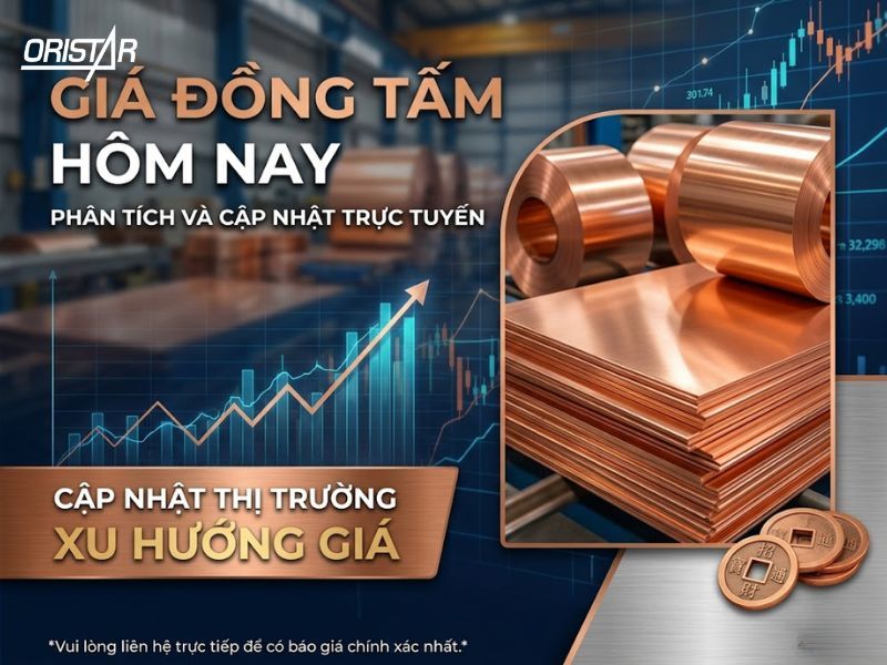 Giá đồng tấm hôm nay bao nhiêu? Bảng giá đồng tấm theo độ dày (Cập nhật 2026)