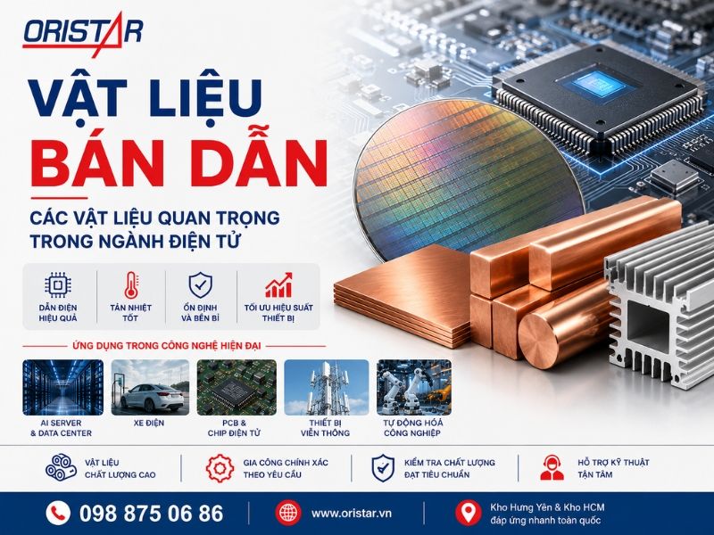 Vật Liệu Bán Dẫn Là Gì? Các Loại Vật Liệu Dùng Trong Ngành Bán Dẫn