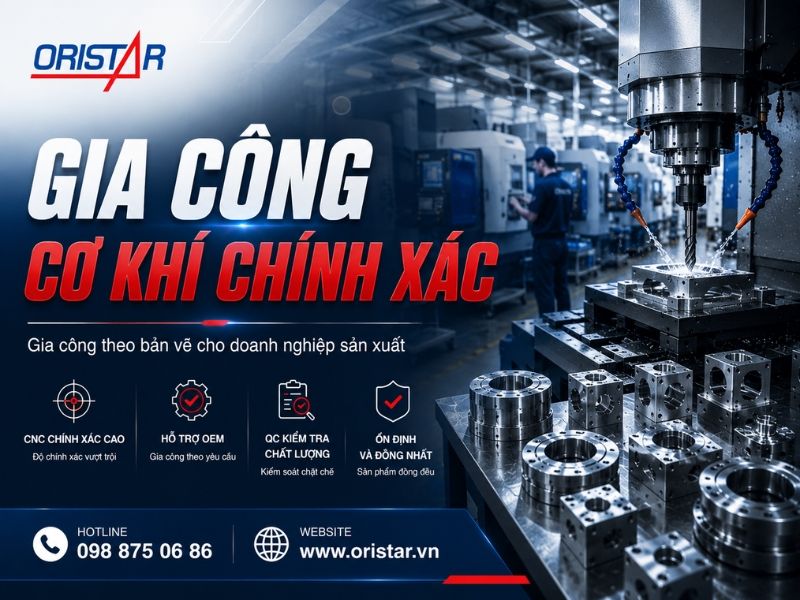 Gia Công Cơ Khí Chính Xác Theo Bản Vẽ Cho Doanh Nghiệp
