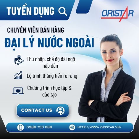 Tuyển dụng Chuyên viên Bán hàng Đại lý Nước ngoài