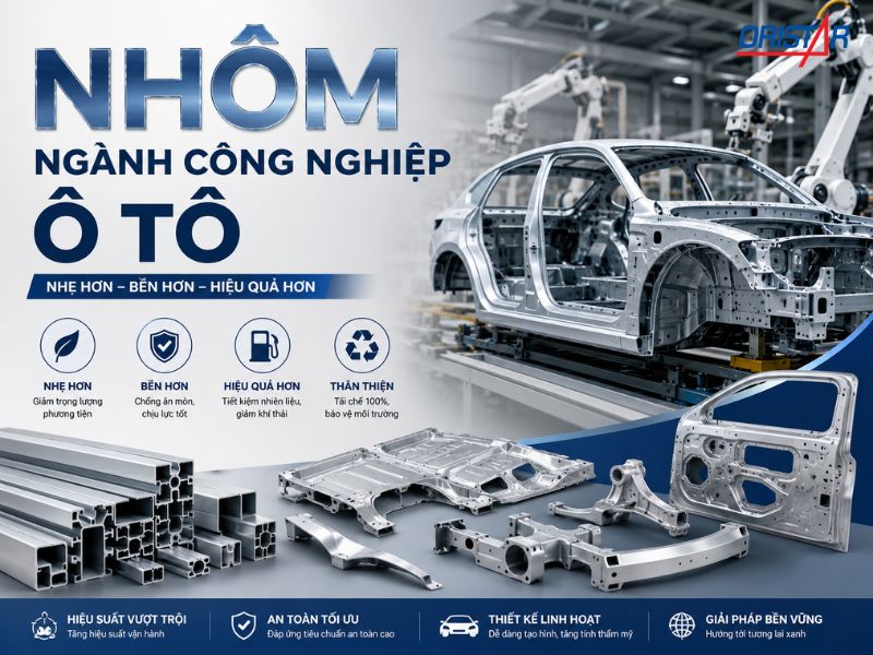 Nhôm Ngành Công Nghiệp Ô Tô: Đặc Tính, Ứng Dụng Và Các Mác Nhôm Phổ Biến