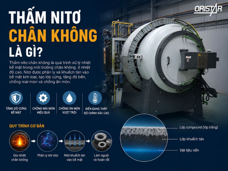 Thấm Nitơ Chân Không