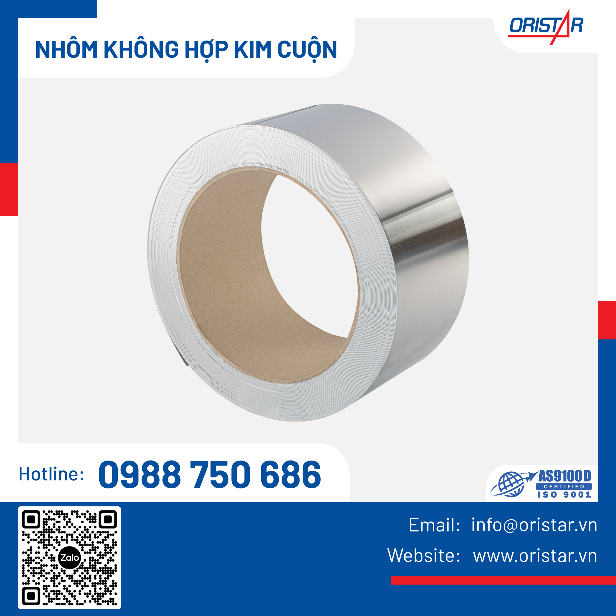 Nhôm không hợp kim cuộn - A1100