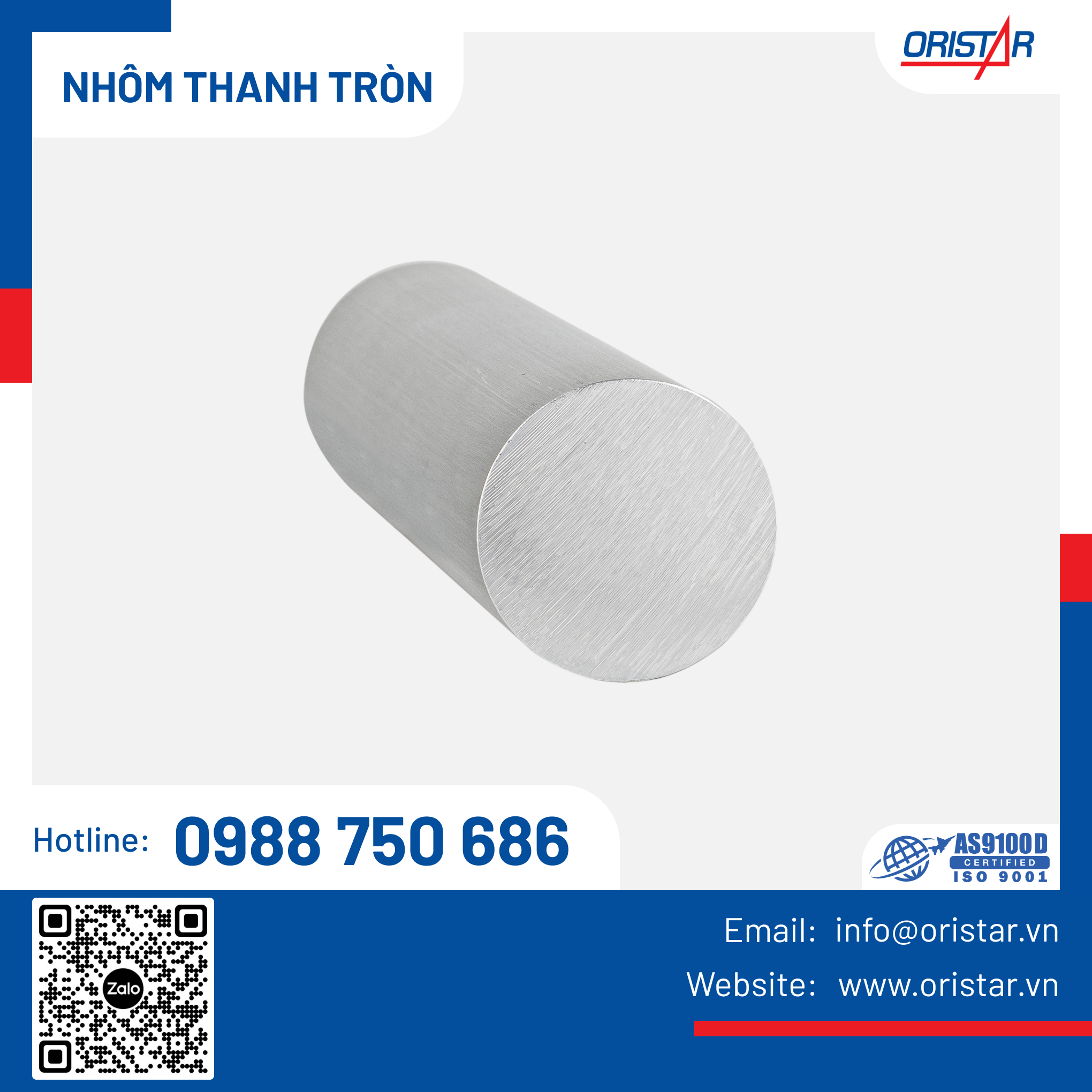 Nhôm hợp kim thanh tròn - A7075