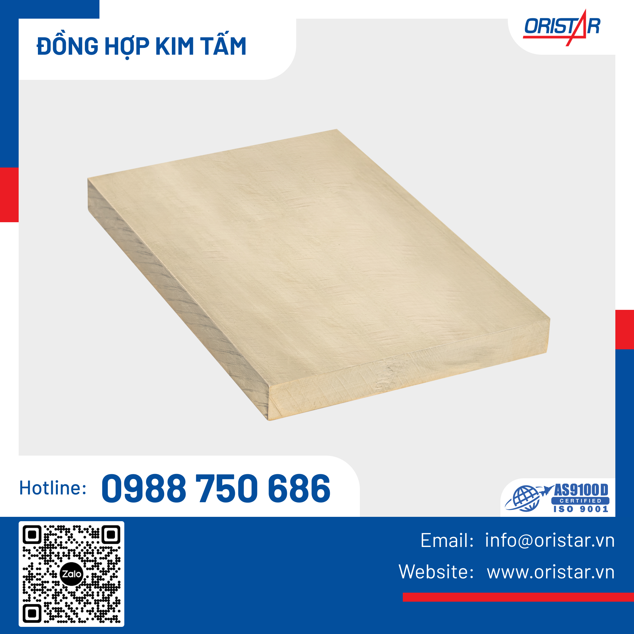 Đồng hợp kim tấm dày - C2801