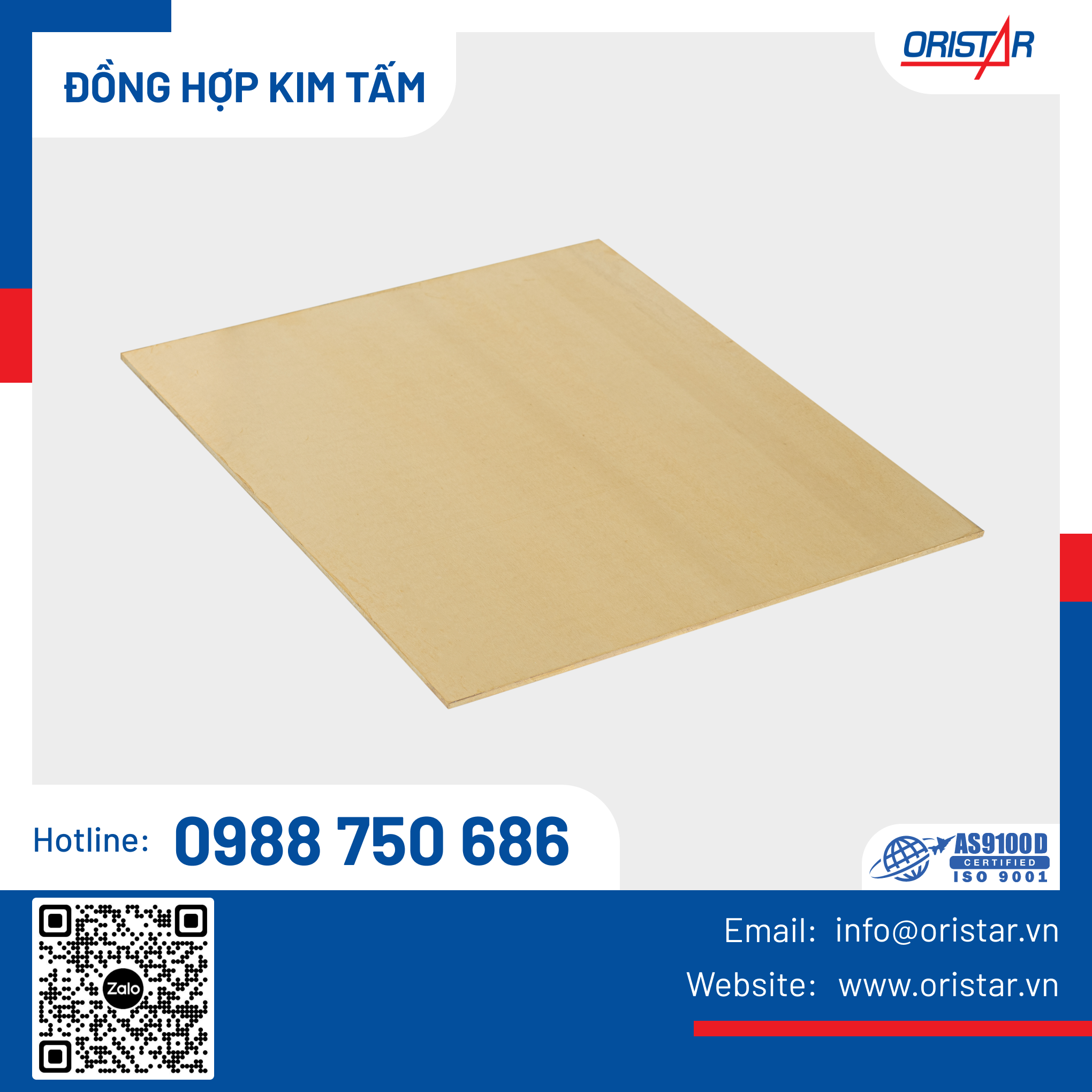 Đồng hợp kim tấm mỏng - C2801