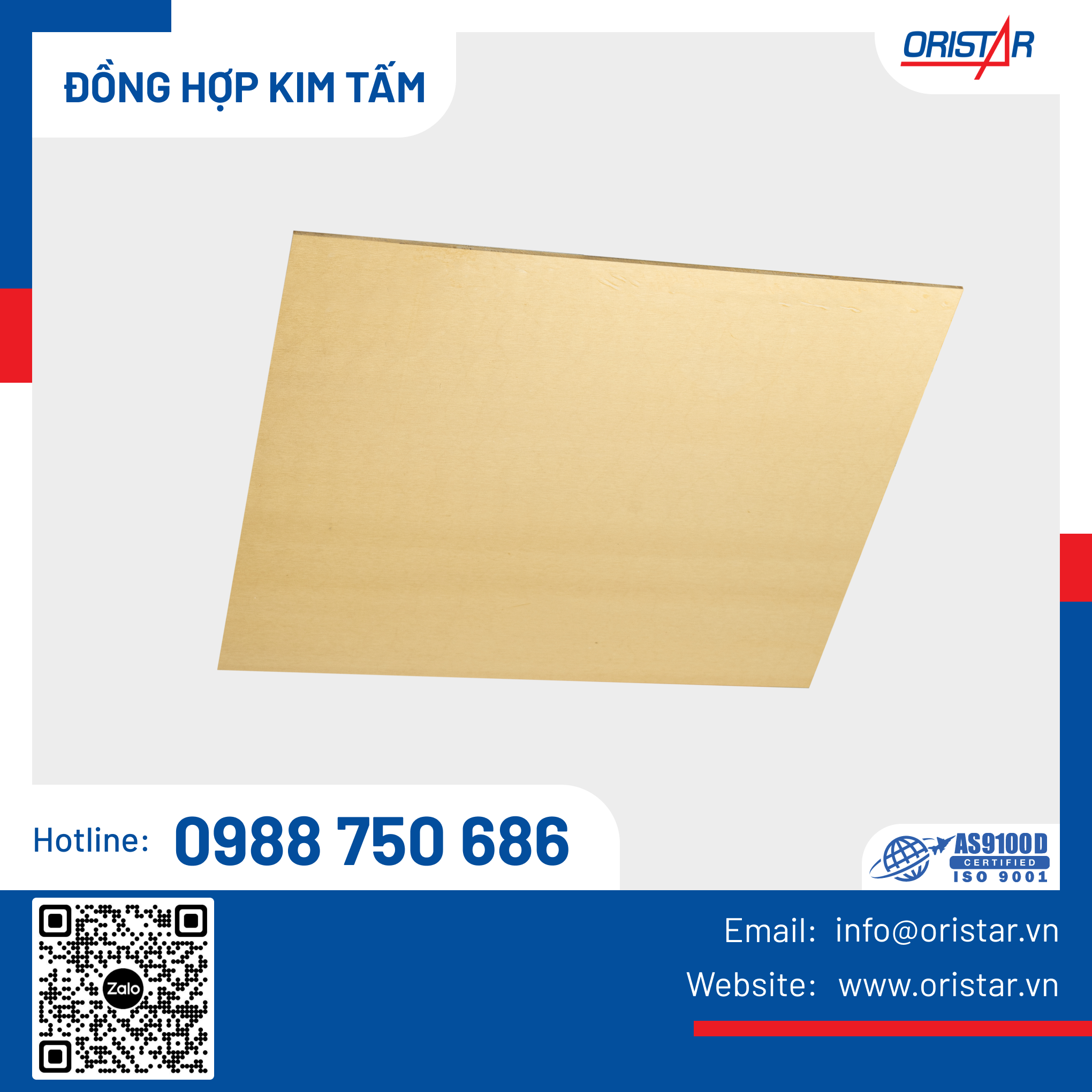 Đồng hợp kim tấm - C5191