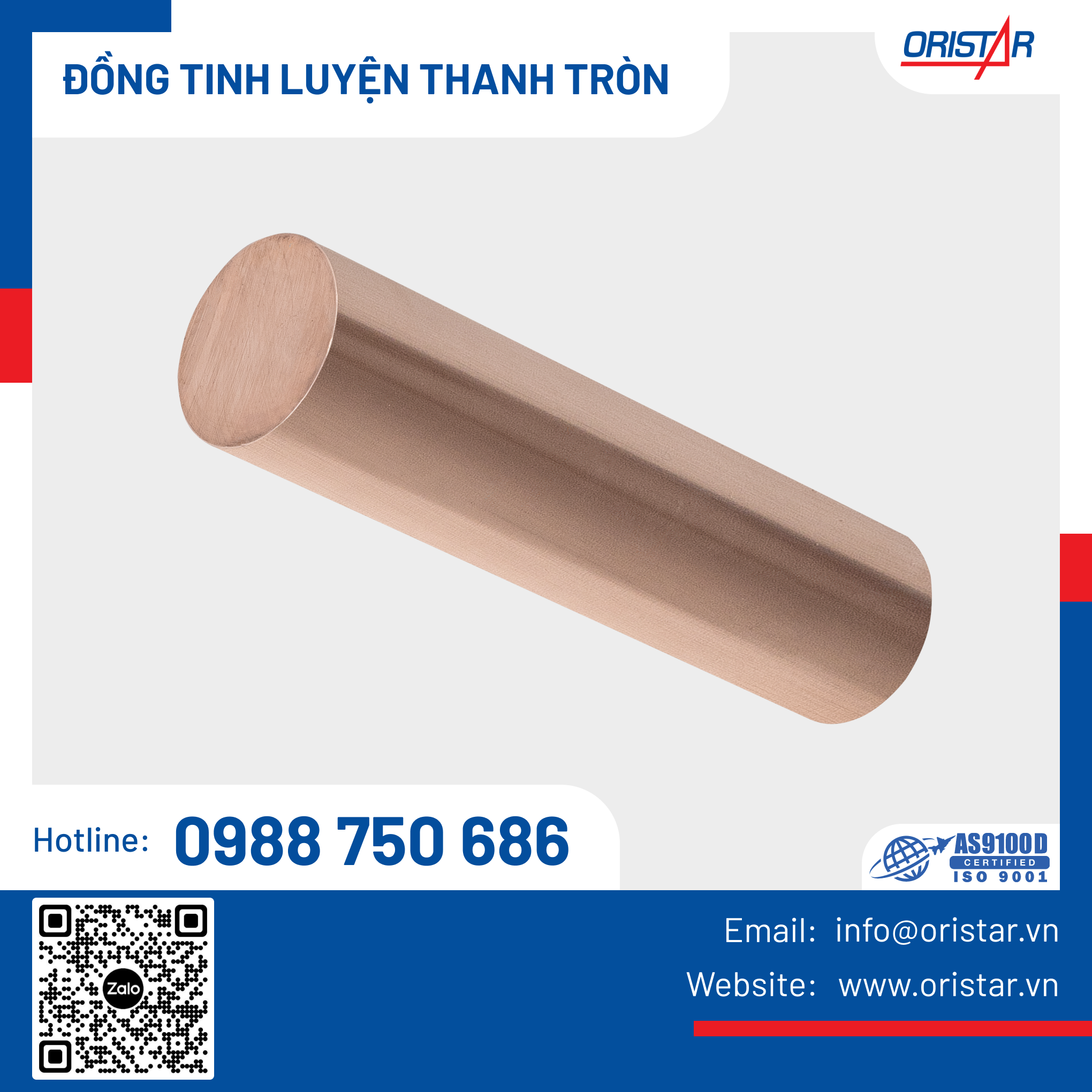 Đồng tinh luyện thanh tròn - C1020