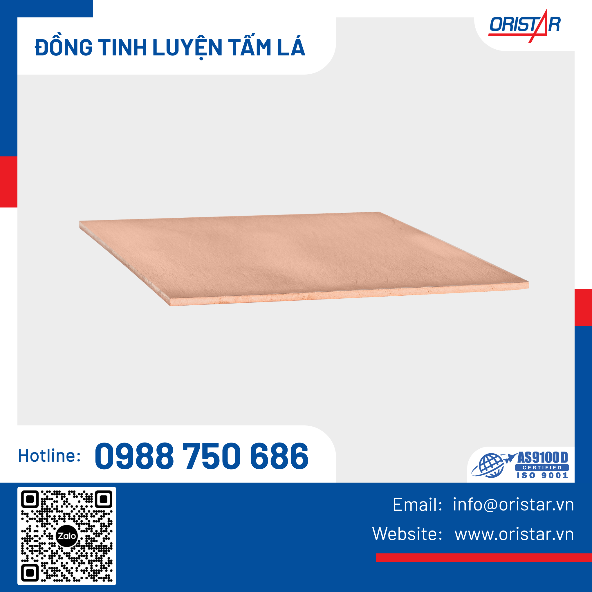 Đồng tinh luyện tấm - C1100