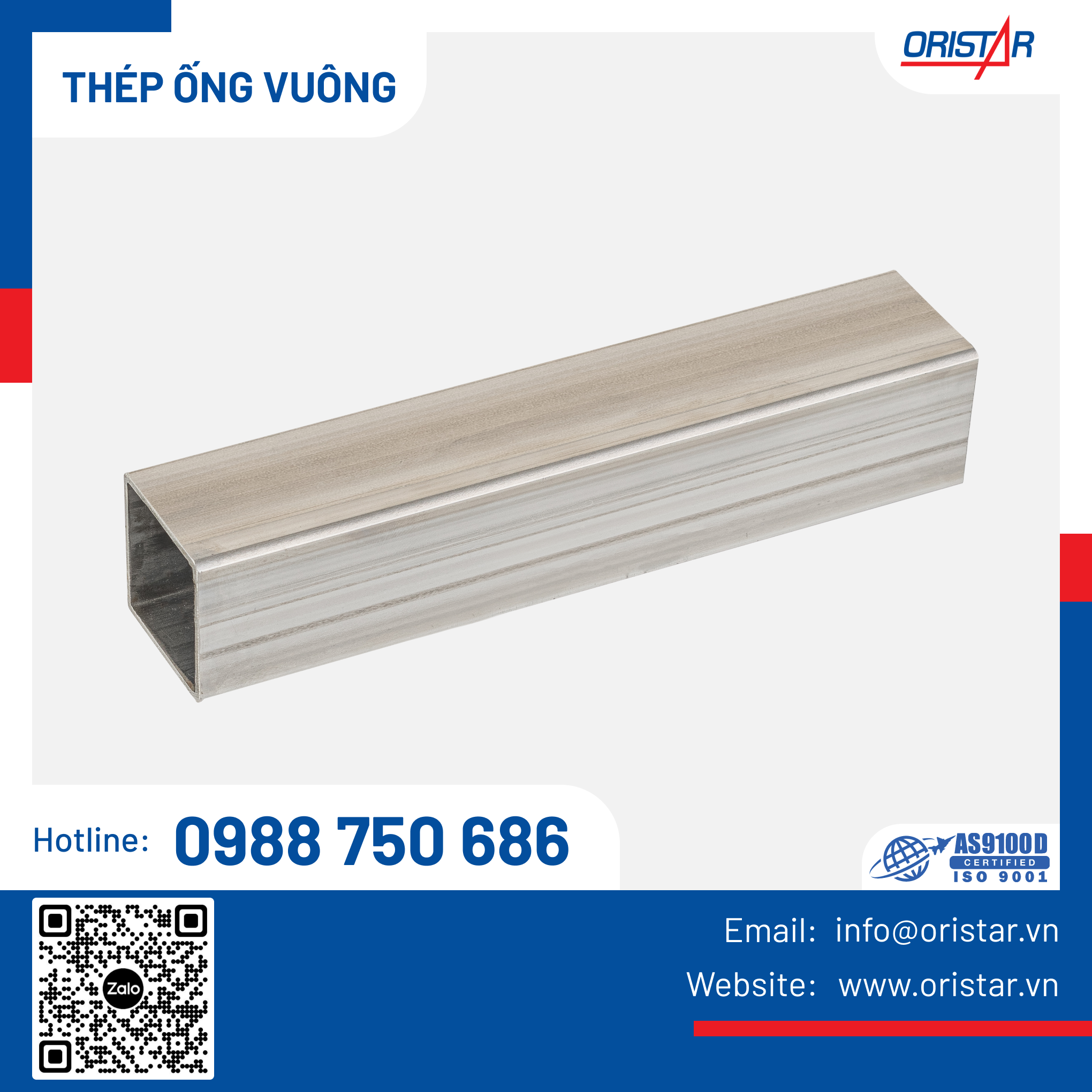 Thép không gỉ ống vuông - SUS 304