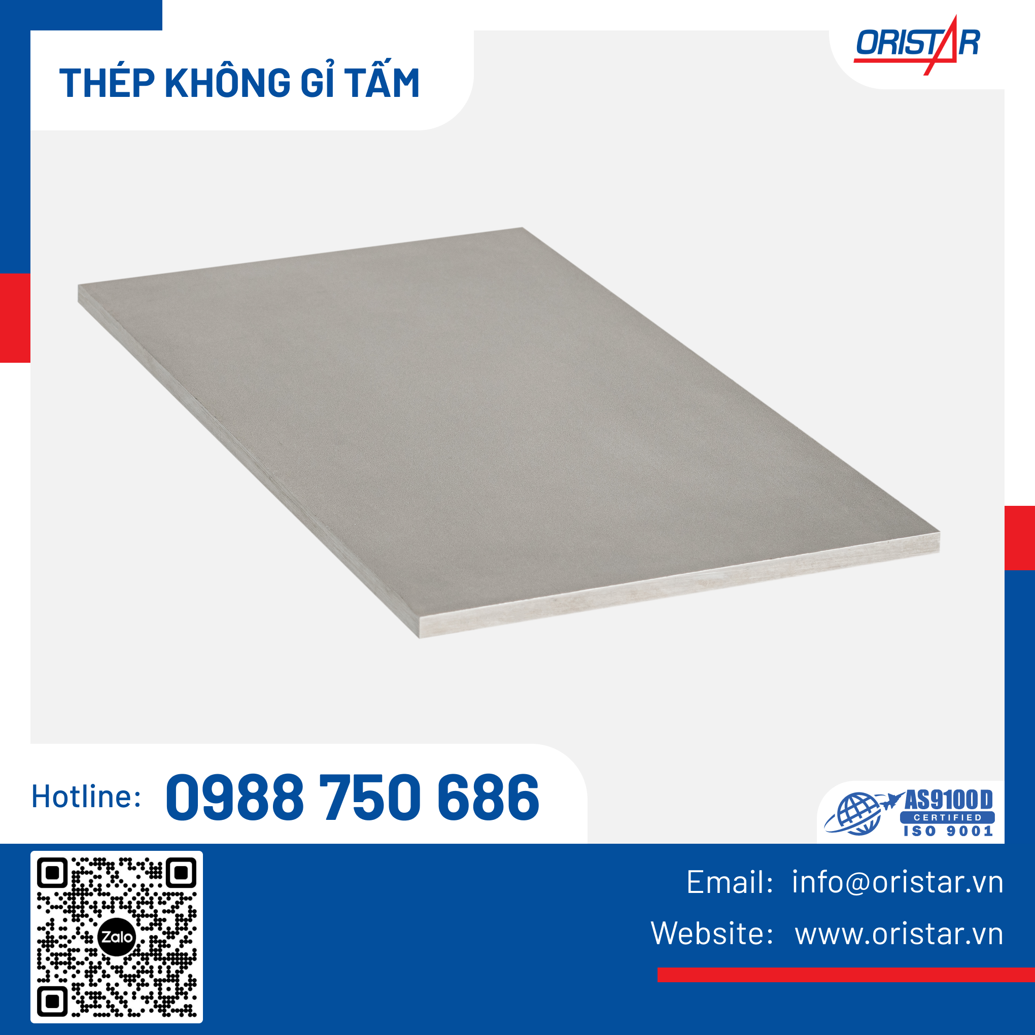 Thép không gỉ tấm - SUS 304 COLD