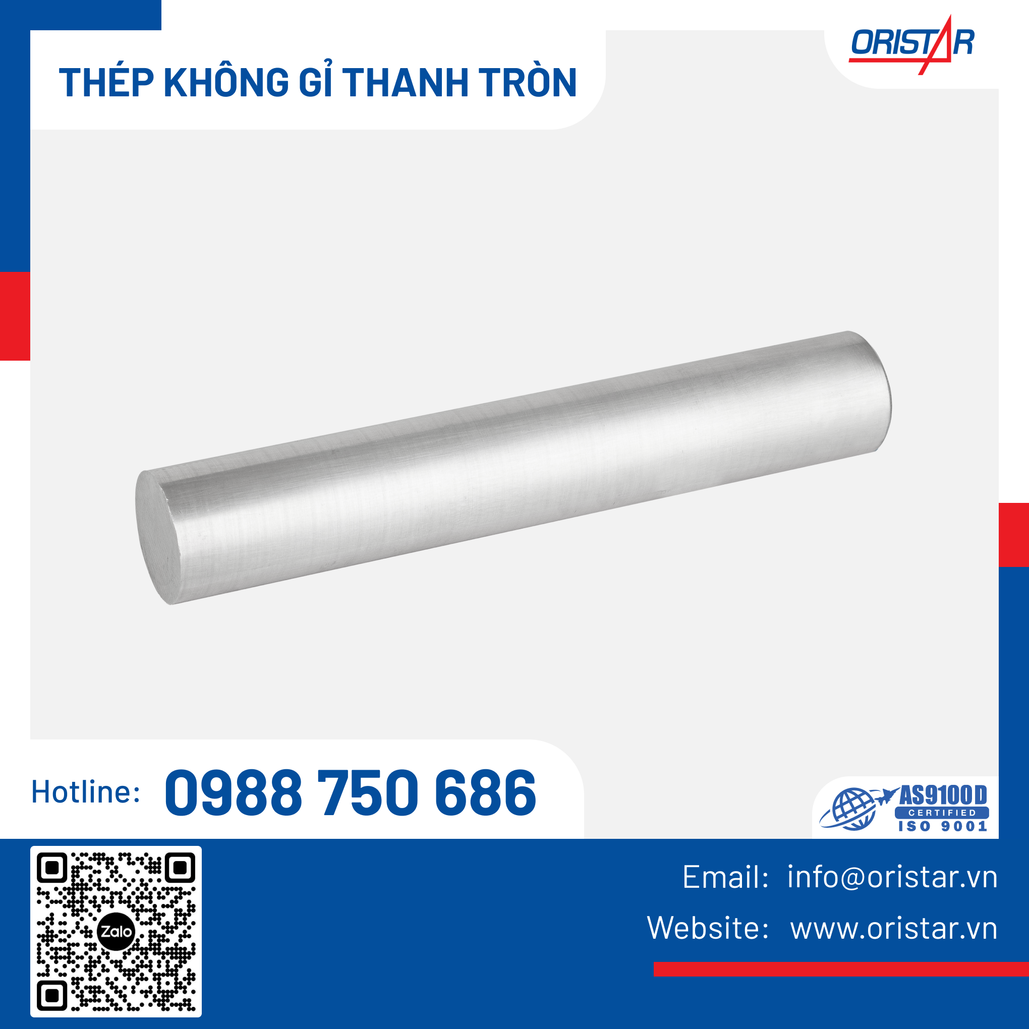 Thép không gỉ thanh tròn - SUS 304 HOT