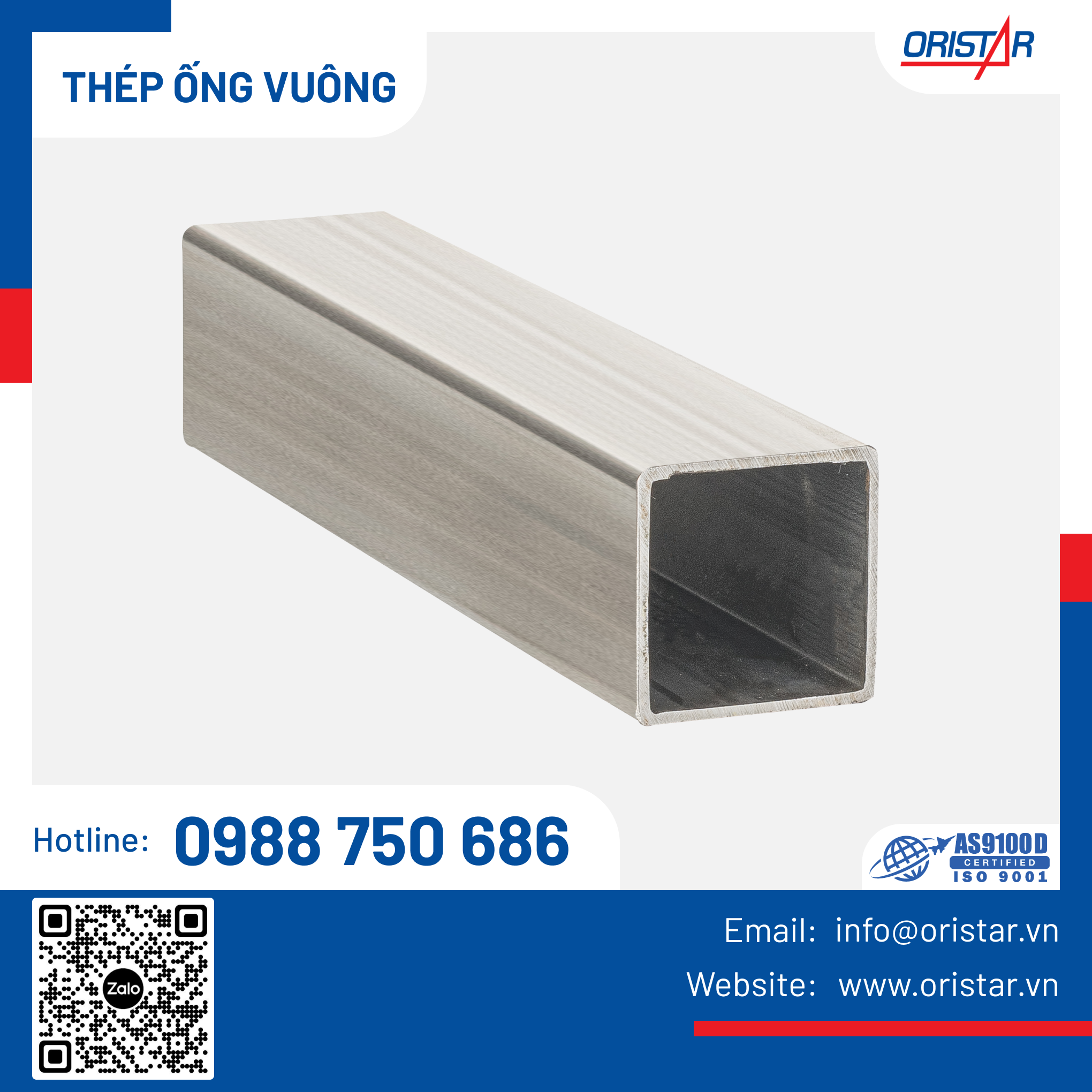 Thép không gỉ ống vuông - SUS 304