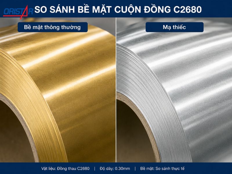 bề mặt C2680 cuộn thông thường và mạ thiếc
