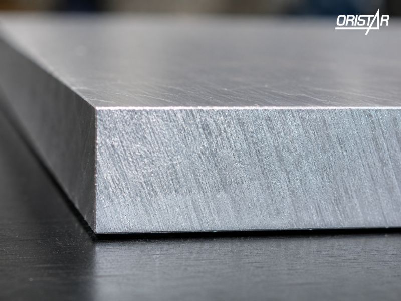Cận cảnh mặt cắt nhôm tấm 5052