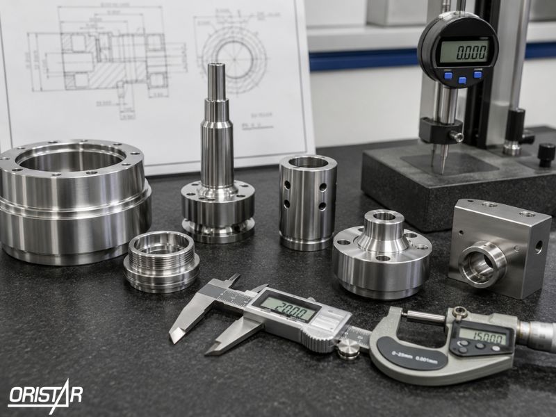 Chi tiết sau CNC v&agrave; kiểm tra chất lượng