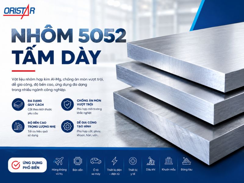 Thông Số Kỹ Thuật Của Nhôm 5052 Tấm Dày